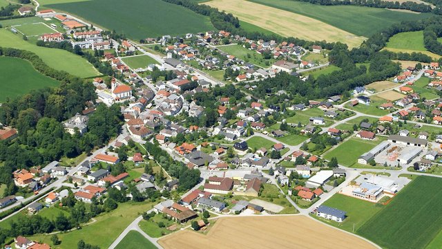 luftbild von wimsbach neydharting