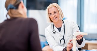 Gespräch mit Ärztin