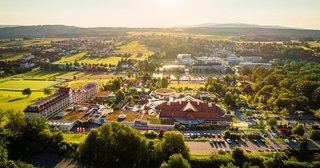 Luftbild mit Blick auf Bad Tatzmannsdorf